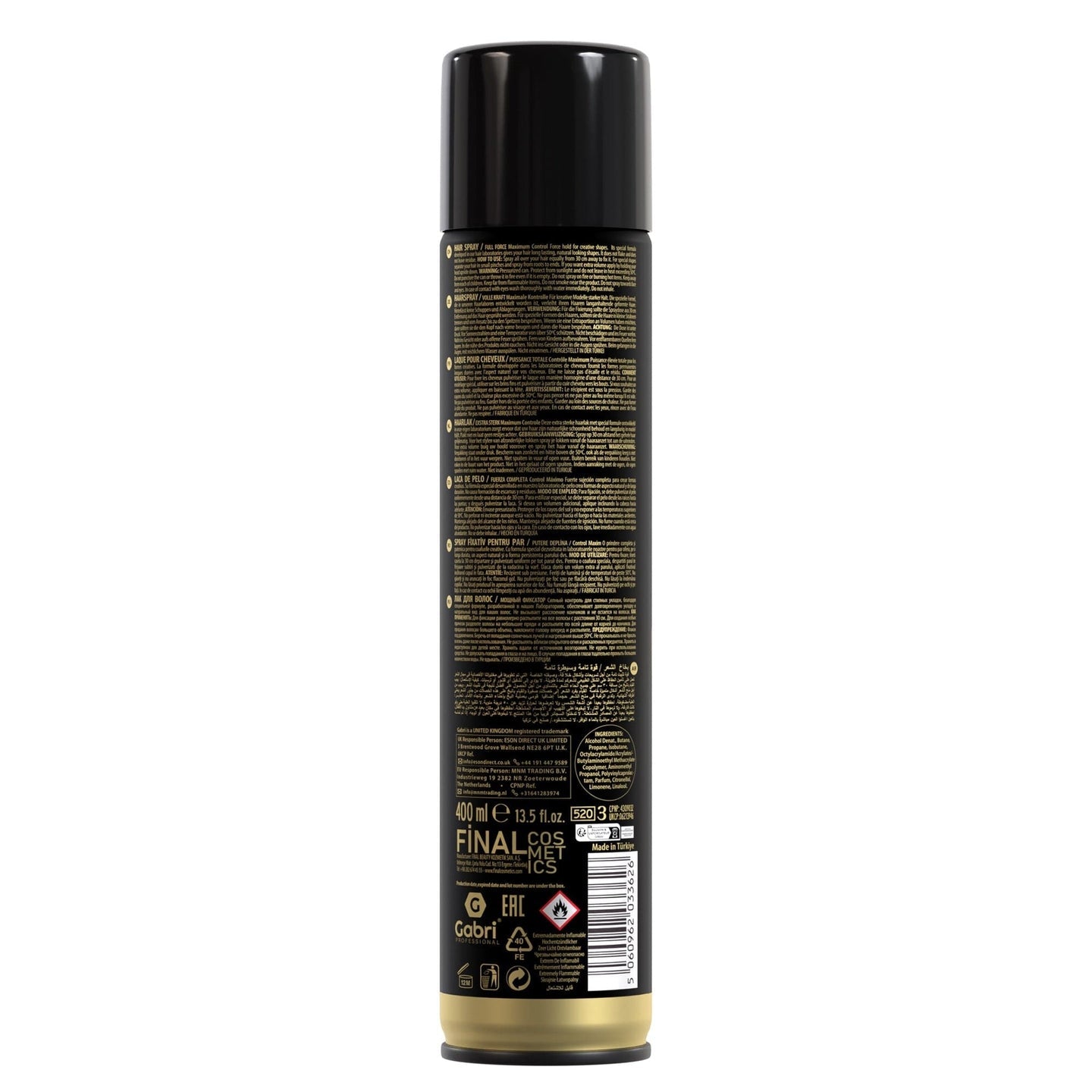 Hair Styling Spray Maximum Power Cool