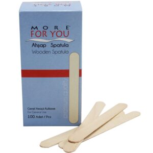 Wood Spatula Big 100pcs Pack