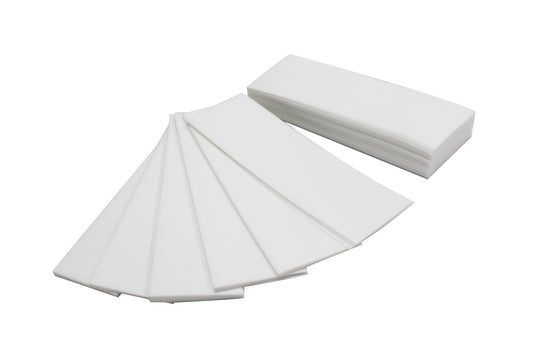 Wax paper strips, 7cm x 20cm, 100 pcs Pack