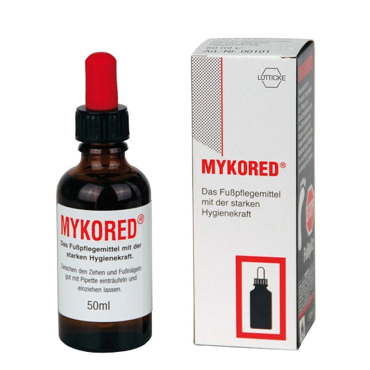 Mykored mot fotsopp og neglesopp pipetteflaske 50 ml